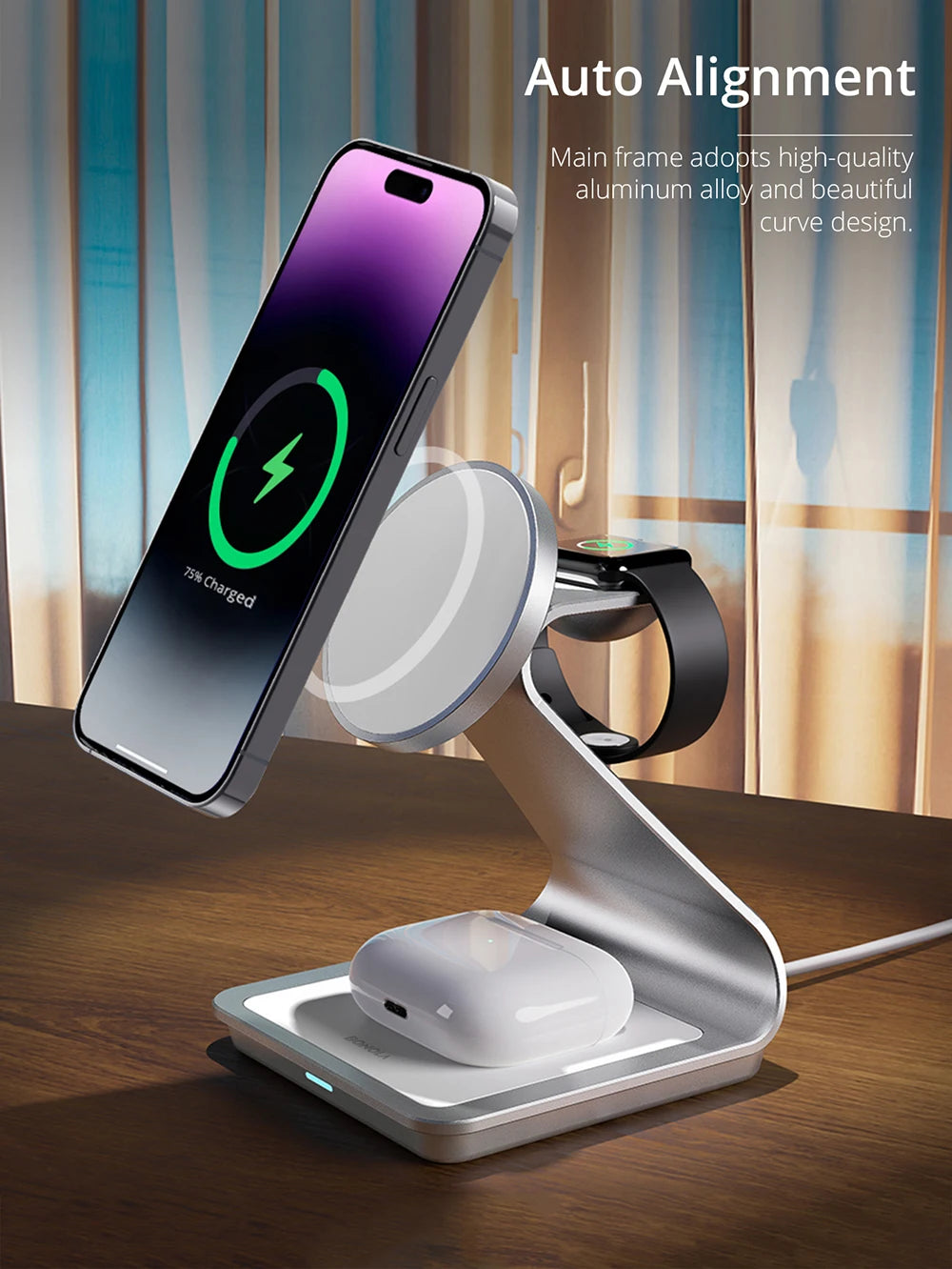 Safe & Reliable 30W 3-in-1 Wireless Charger: Your Trusted Power Solution for Apple Devices     FREE SHIPPING